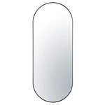 Capsule Oval Wall Mirror - Black / Mirror