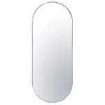 Capsule Oval Wall Mirror - Chrome / Mirror