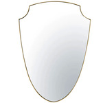 Shield Your Eyes Wall Mirror - Gold / Mirror
