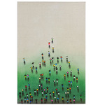 Social Climber Wall Art - Green