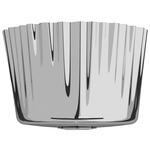 Cloth Wall Light - Chrome / Chrome