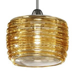 Damasco SP C LED Pendant - Satin Nickel / Amber