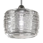 Damasco SP C LED Pendant - Satin Nickel / Crystal