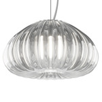 Diamante LED Pendant - Satin Nickel / Crystal