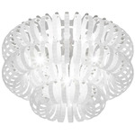 Ecos Ceiling Light - Chrome / White