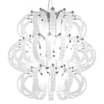 Ecos Pendant - Chrome / White