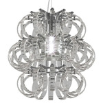 Ecos Pendant - Chrome / Clear