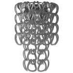 Giogali Wall Sconce - Chrome / Smoky