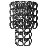 Giogali Wall Sconce - Chrome / Black