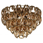 Giogali Ceiling Light - Matte Bronze / Gold