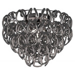 Giogali Ceiling Light - Chrome / Black Nickel