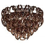 Giogali Ceiling Light - Chrome / Copper