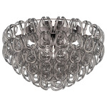 Giogali Ceiling Light - Chrome / Smoky