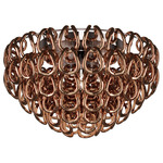 Giogali Ceiling Light - Chrome / Copper