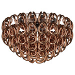 Giogali Ceiling Light - Chrome / Copper