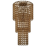 Giogali Cascading Ceiling Light - Matte Bronze / Gold