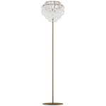Giogali Floor Lamp - Matte Bronze / White
