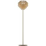Giogali Floor Lamp - Matte Bronze / Amber