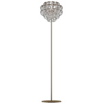 Giogali Floor Lamp - Matte Bronze / Transparent