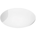 Lio LED Wall / Ceiling Light - White / Crystal