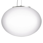 Lucciola LED Pendant - Satin Nickel / White Satin