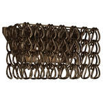 Minigiogali Rectangular Wall Sconce - Matte Bronze / Bronze