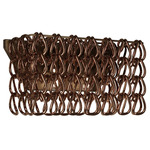 Minigiogali Rectangular Wall Sconce - Matte Bronze / Copper