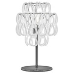 Minigiogali Table Lamp - Chrome / White