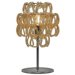 Minigiogali Table Lamp - Chrome / Amber