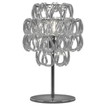 Minigiogali Table Lamp - Chrome / Transparent