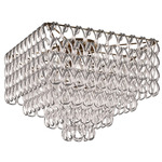 Minigiogali Square Ceiling Light - Matte Bronze / Silver