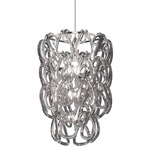 Minigiogali Mini Pendant - Chrome / Smoky
