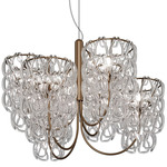 Minigiogali Chandelier - Matte Bronze / Transparent