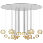 Oto Chandelier - White / Amber