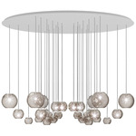 Oto Chandelier - White / Smoke