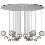 Oto Chandelier - Nickel / Smoke