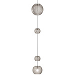 Oto Pearl Pendant - Nickel / Smoke