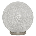 Rina Table Lamp - Nickel / White