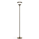 Peggy Floor Lamp - Brass / White