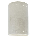 Ambiance 5995 Perforated Outdoor Wall Sconce - White Crackle