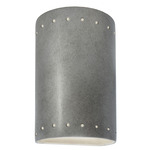 Ambiance 5995 Perforated Outdoor Wall Sconce - Antique Silver