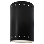Ambiance 5990 Cylinder Down Wall Sconce - Carbon Matte Black