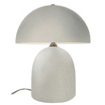 Kava Table Lamp - White Crackle