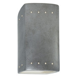 Ambiance 0925 Perforated Outdoor Wall Sconce - Antique Silver