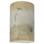 Ambiance 5995 Perforated Outdoor Wall Sconce - Greco Travertine