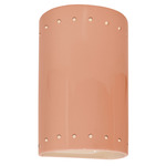 Ambiance 5995 Perforated Outdoor Wall Sconce - Gloss Blush