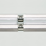 Monorail Conductive Connector - Satin Nickel