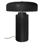 Tower Table Lamp - Gloss Black / Matte White
