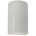 Ambiance 5995 Perforated Outdoor Wall Sconce - Matte White