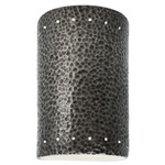 Ambiance 5995 Perforated Outdoor Wall Sconce - Hammered Pewter